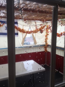 Sukkah in the rain