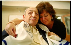 c11-Woman Placing Tallis Around Elderly Man 2 sm